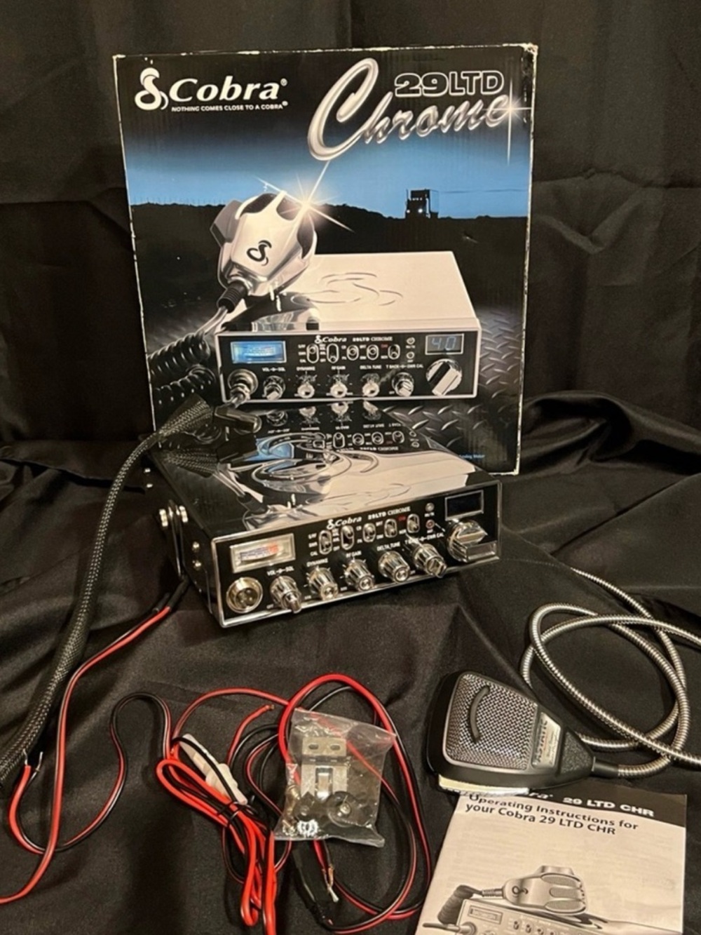 Cobra 29 LTD Chrome Professional CB Radio with Microphone